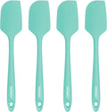 4 Pcs Silicone Spatula Set, 11.4 In, 600°F Heat Resistant Rubber Spatulas by Unknown