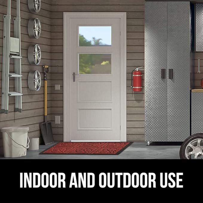 GORILLA GRIP 100% Waterproof All-Season WeatherMAX Doormat 35x23, US Designed - Image 9