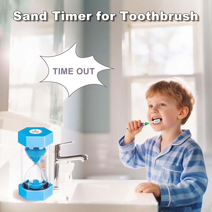 2 Minute Sand Timer, Unbreakable Hexagon Hourglass, Plastic Sand Watch Reloj De - Image 7