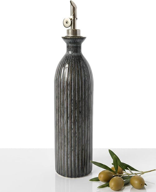 17 oz Ceramic Olive Oil Bottle Dispenser by Unknown