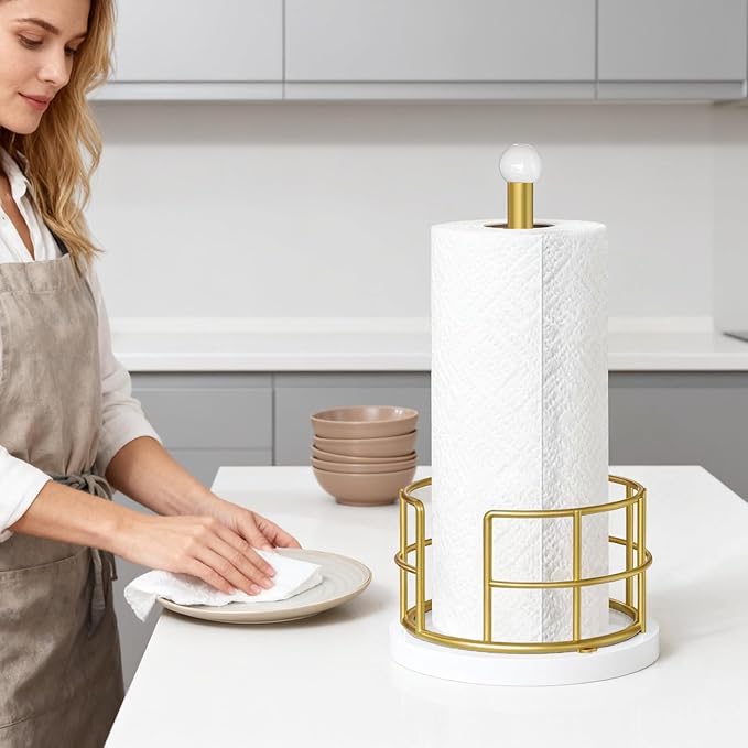 YATINEY Paper Towel Holder, Kitchen Paper Towel Holder - Image 2