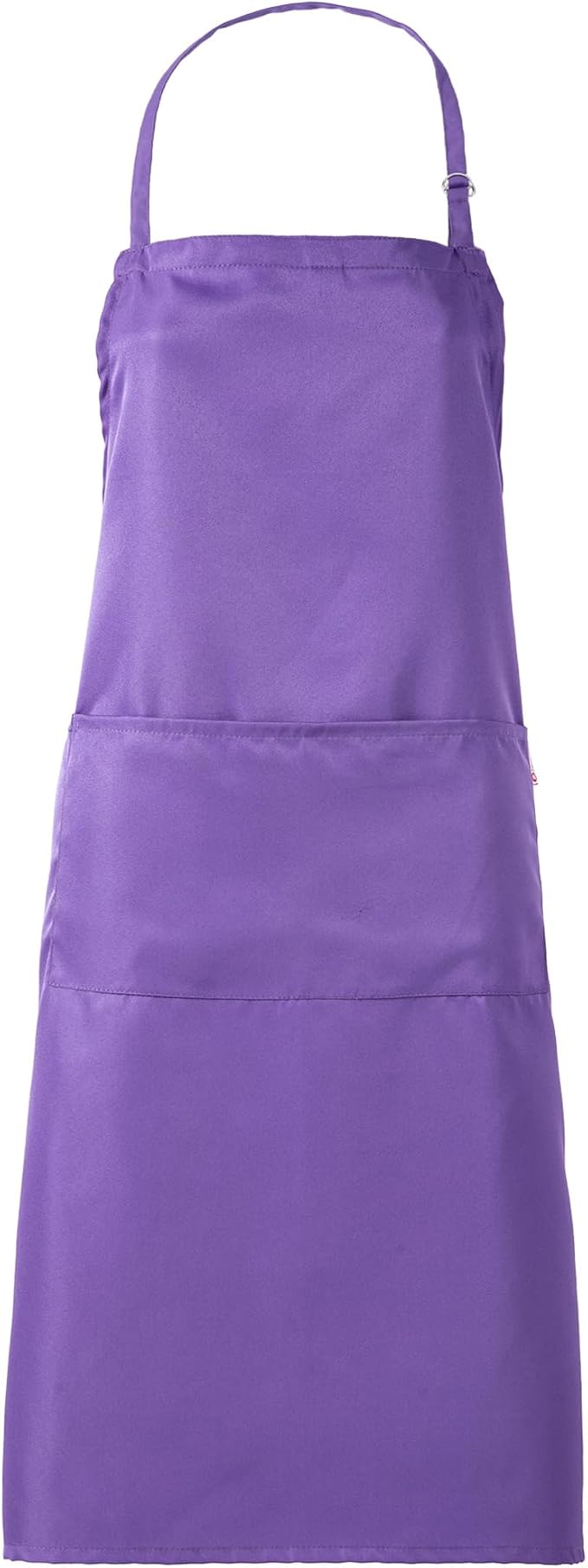 Purple Apron for Women with Pockets | Lightweight and Adjustable Womens Apron by Zihuatailor