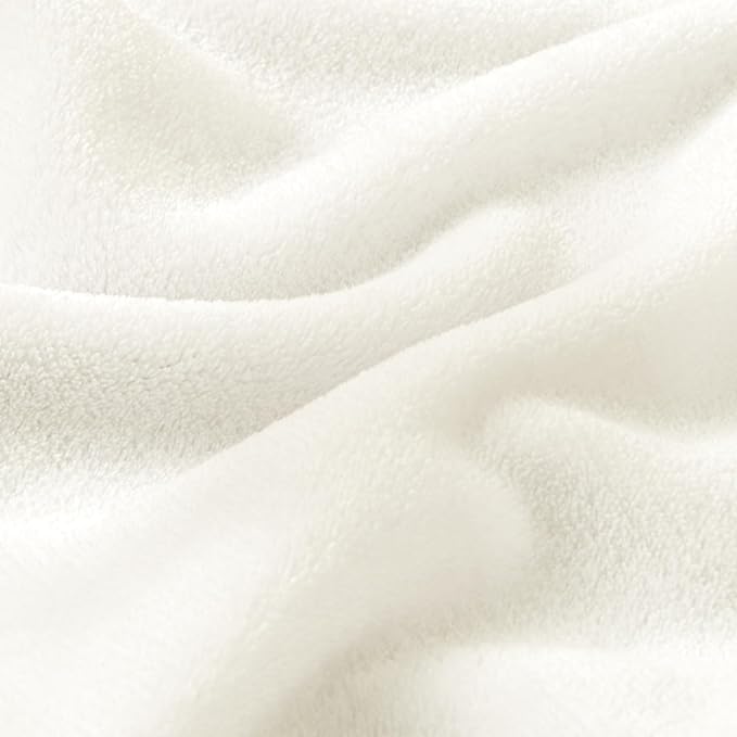 BEDELITE Fleece Blanket Cream Throw Blanket - Image 4