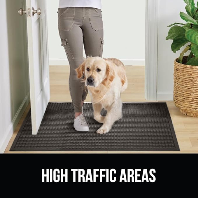 GORILLA GRIP® Ultra Absorbent Front Door Mat Outside Entrance, Traps Dirt and - Image 6