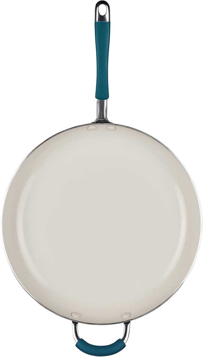 Rachael Ray Cucina Ceramic Nonstick Frying Pan/Skillet, Dishwasher Safe - Image 11
