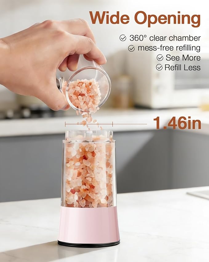 Gravity Electric Salt and Pepper Grinder Set - Image 3