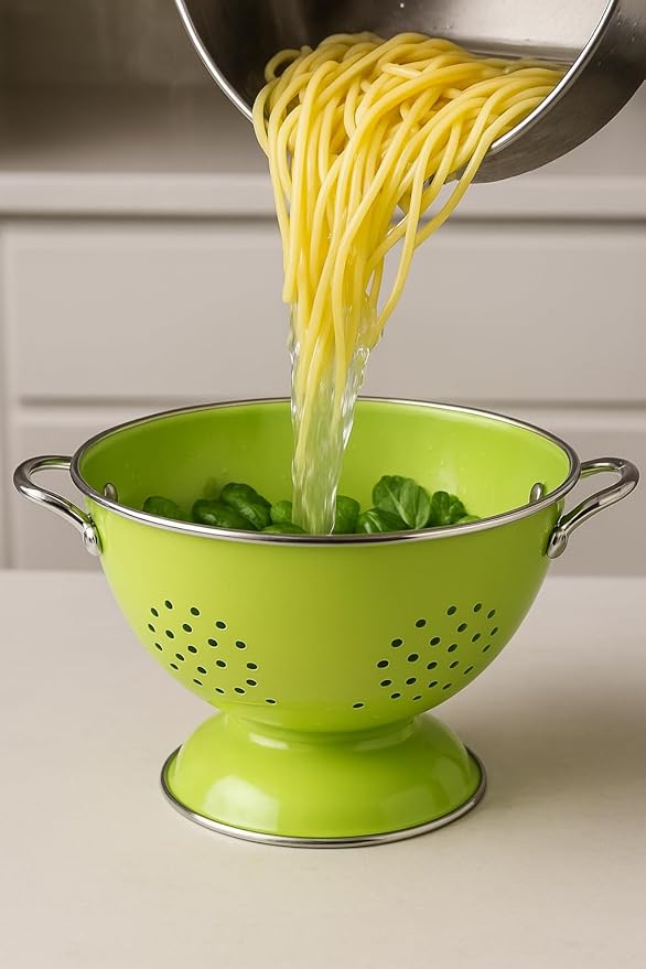 Calypso Basics by Reston Lloyd Powder Coated Enameled Colander, 5 Quart - Image 9
