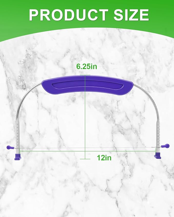 Adjustable 2- wire Cake Slicer Leveler Small Cake Cutter Slicer - Image 5