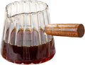 Wooden Handle Coffee Cup with Scale, Espresso Accessories Double Scale Glass by Unknown