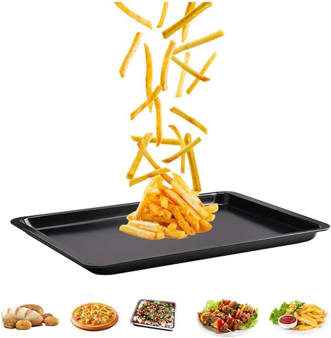 2PCS Cookie Sheet 10x14.5 Inch Baking Sheet Nonstick Heavy Carbon Steel Baking - Image 7