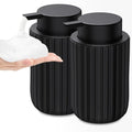Ceramic Foaming Soap Dispenser, 12 oz Bathroom Foam Hand Soap Dispenser by Dlirho