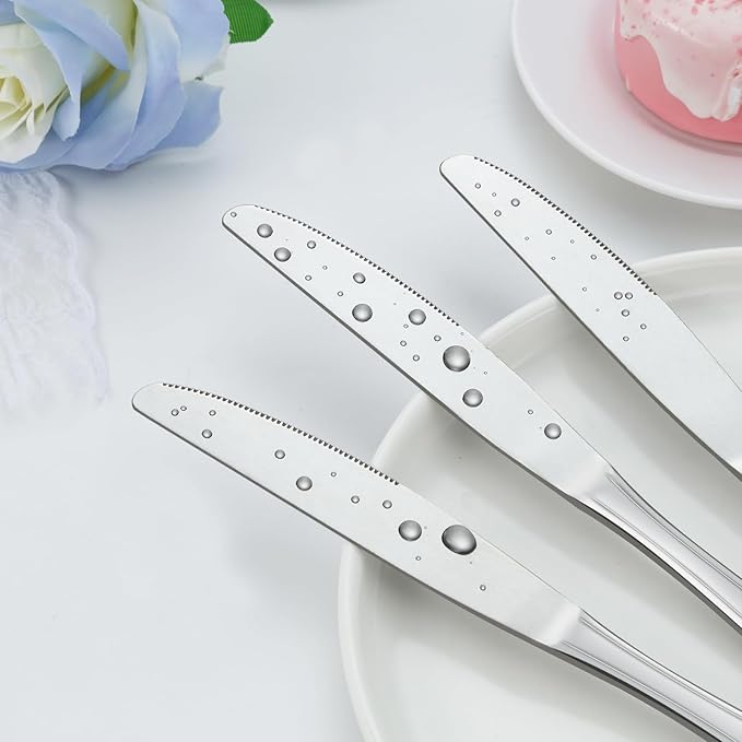 Dinner Knives Set of 36, 9” Butter Knives - Image 3