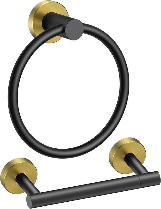 FORIOUS Toilet Paper Holder Wall Mount, SUS304 Stainless Steel Double Post by FORIOUS