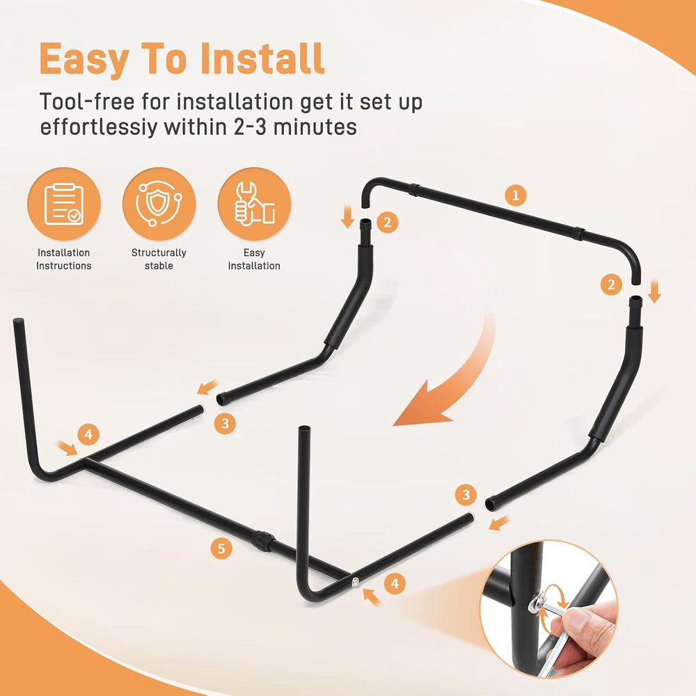 Blanket Lifter for Feet Under Mattress with 4 Clips–Extra-wide Foot Tent Keep...