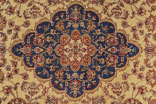 Kirsten Traditional Oriental Ivory Rectangle Area Rug, 8' x 10'