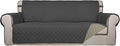 PureFit Reversible Quilted Sofa Cover, Water Resistant Slipcover Furniture by PureFit
