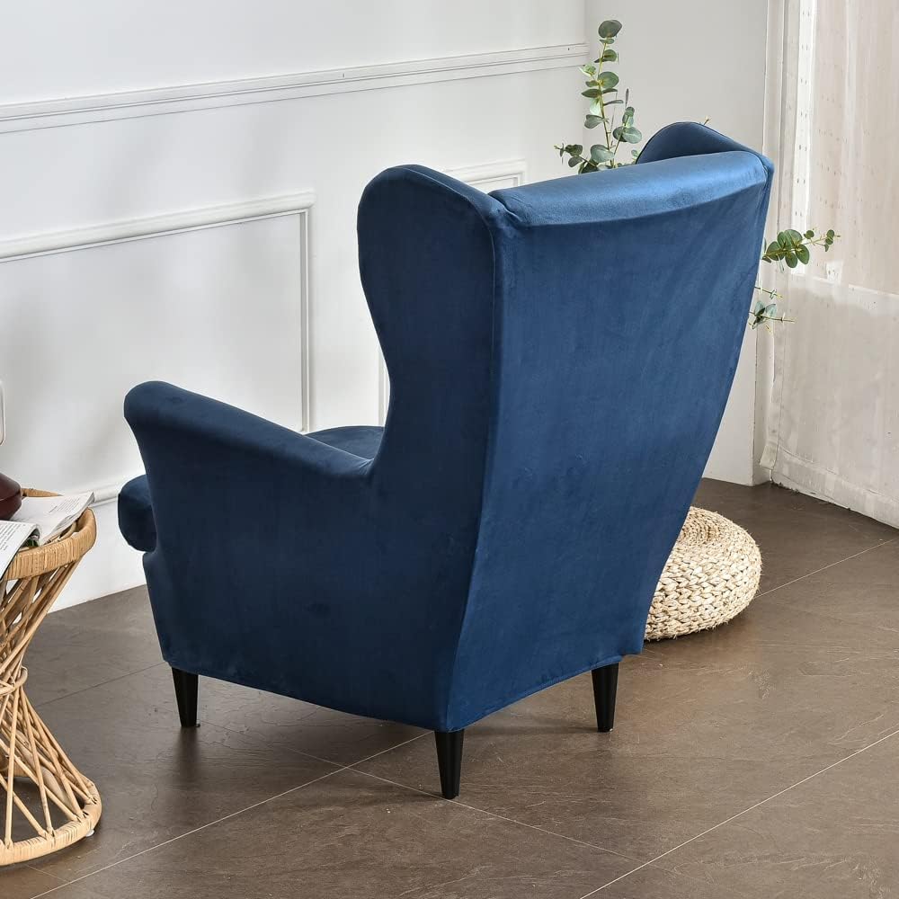 GULI Wingback Chair Cover 2-Piece, Wing Chair Covers Armchair Chair Slipcover...