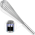 Webake Commercial Whisk Heavy Duty 17in Large Whisk, 304 Stainless Steel Whisks by Webake