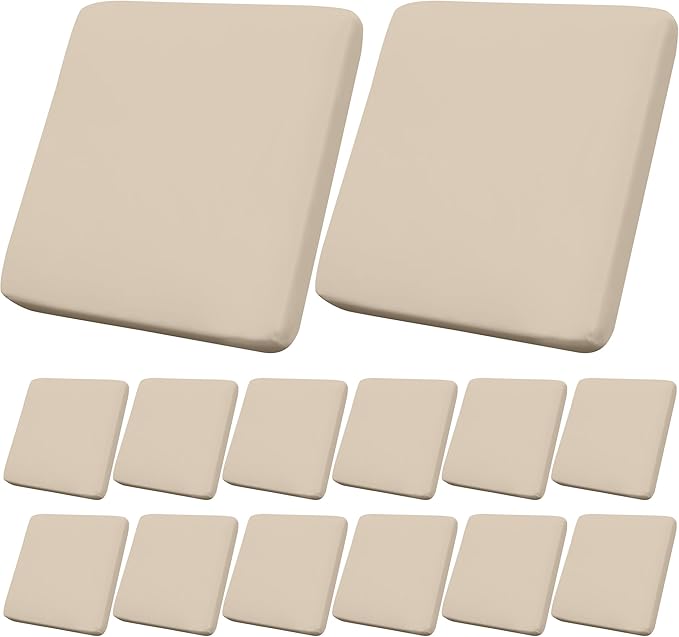 14Pcs Outdoor Cushion Covers, Patio Cushion Covers, Stretch Elastic Slipcovers by dreahoteztil