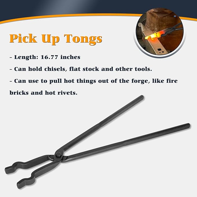 Blacksmith Knife Making Tongs Set