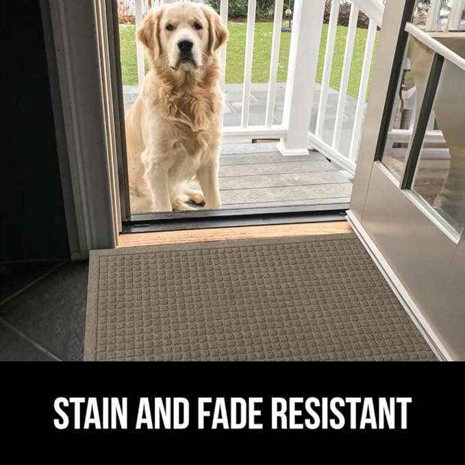 GORILLA GRIP® Ultra Absorbent Front Door Mat Outside Entrance, Traps Dirt and - Image 9