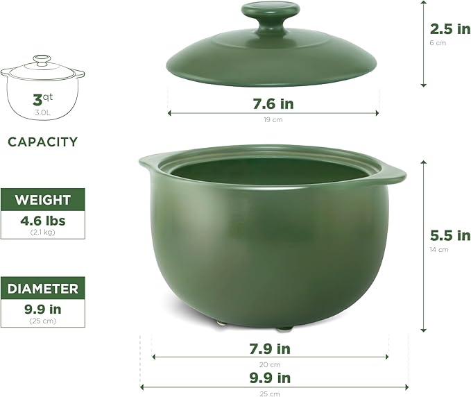 MINH LONG 3-Qt Porcelain Dutch Oven - Image 7