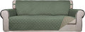 PureFit Reversible Quilted Sofa Cover, Water Resistant Slipcover Furniture by PureFit