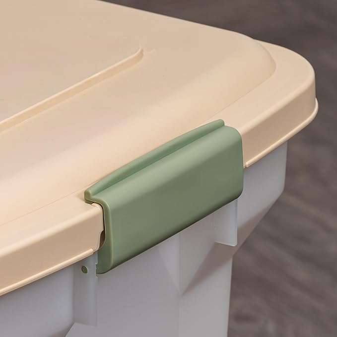 IRIS USA Airtight Dog Food Storage Container, WeatherPro, Removable Wheels - Image 11