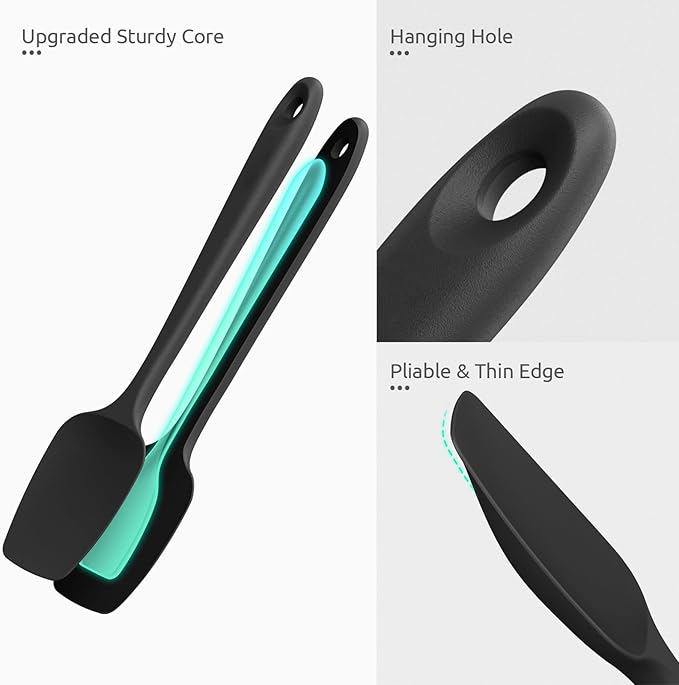 U-Taste Silicone Spoon Spatula Set, 600ºF High Heat Resistant Food Grade - Image 6