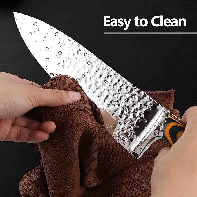Kitchen Knife Sets with Block, 15-Piece High Carbon Stainless Steel Knife Block - Image 6