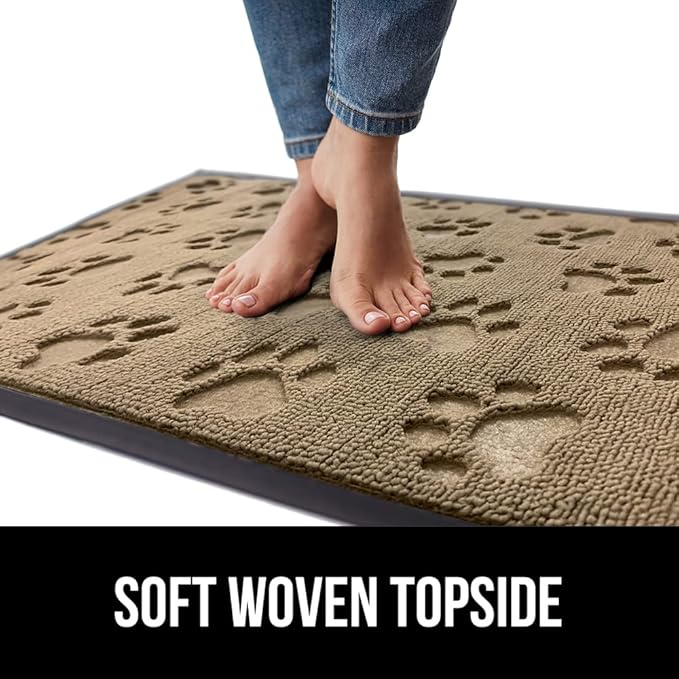 GORILLA GRIP 100% Waterproof All-Season WeatherMAX Doormat, US Designed Natural - Image 7
