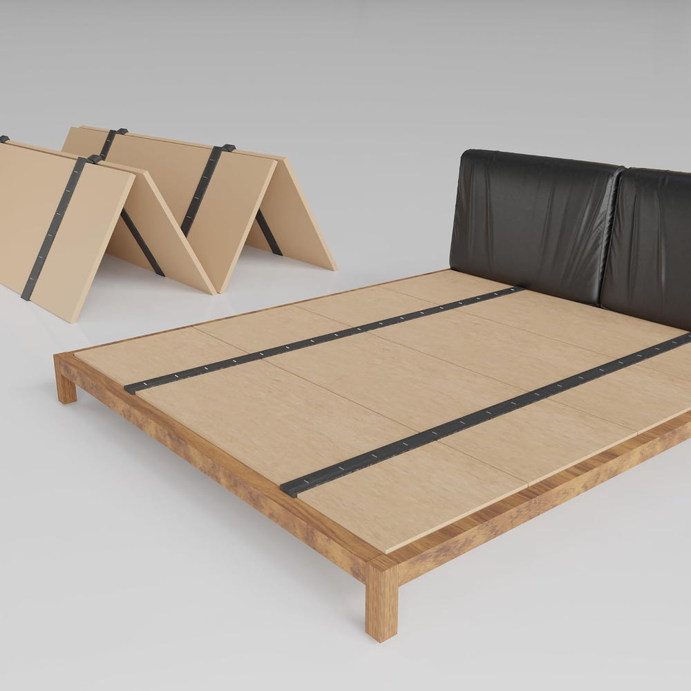 Nutan, Folding Bunkie Board – Low-Profile 74″ x 53″ Mattress Support Platform...