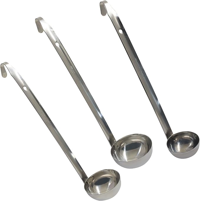 Hitefu 3 Pcs Stainless Steel Soup Ladle Set - Image 2