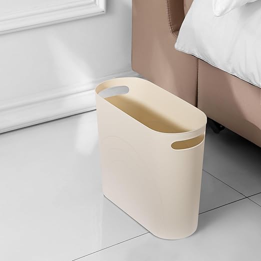 rejomiik Small Trash Can, 3.5 Gallon Slim Garbage Can Plastic Waste Basket - Image 5