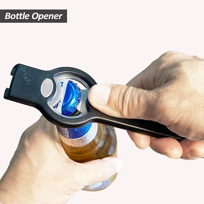 2-in-1 Magnetic Soda Can & Beer Bottle Opener-Dual Magnets - Image 4