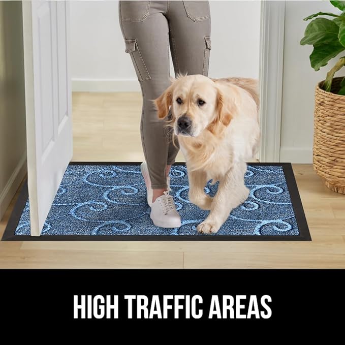 GORILLA GRIP 100% Waterproof All-Season WeatherMAX Doormat, US Designed Natural - Image 6