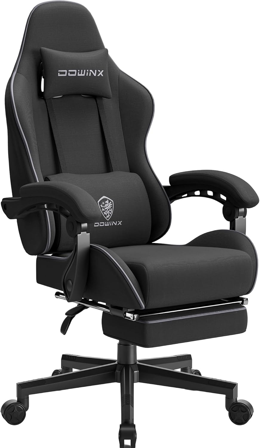 dowinx gaming chair fabric with pocket spring cushion shown in use