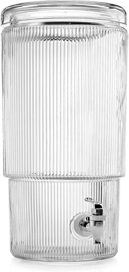 Glass Beverage Dispenser, 2.75 Gallon Capacity - Image 2