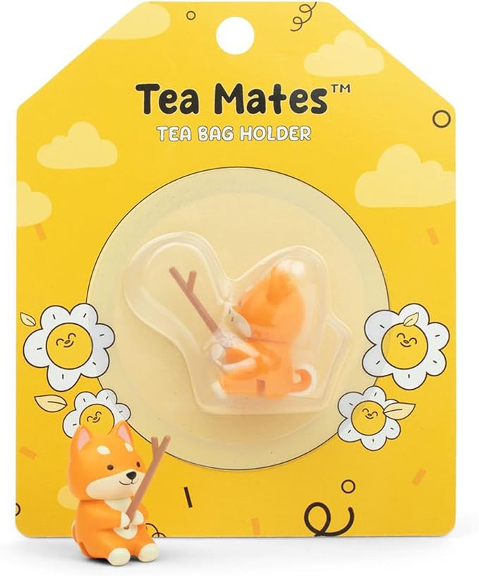 Tea Mates - 1pc Cute Fishing Dog - Tea Bag Holder and String Rest - Tea - Image 5