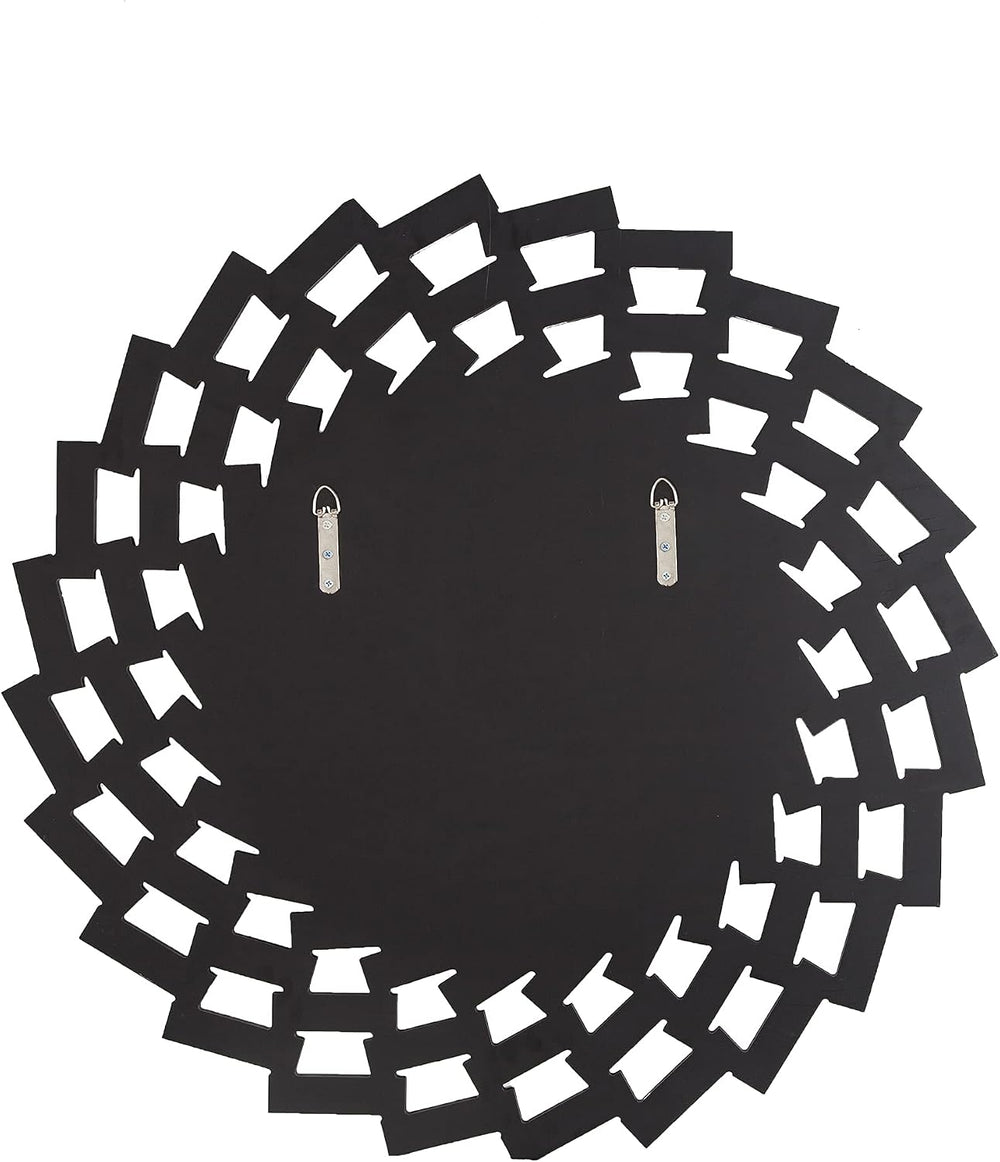 SHYFOY 18" Decorative Wall Mirror, Living Room Modern Round Mirrors