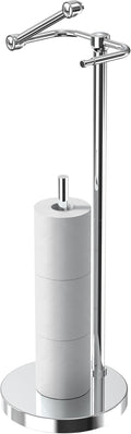 RARXTR Toilet Paper Holder Stand, Post Pivoting Design Free Standing Toilet by ElevateYourSpaceChooseRARXTR