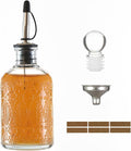 Retro Glass Syrup Dispenser Bottle 7oz, Oil and Vinegar Cruet by Unknown
