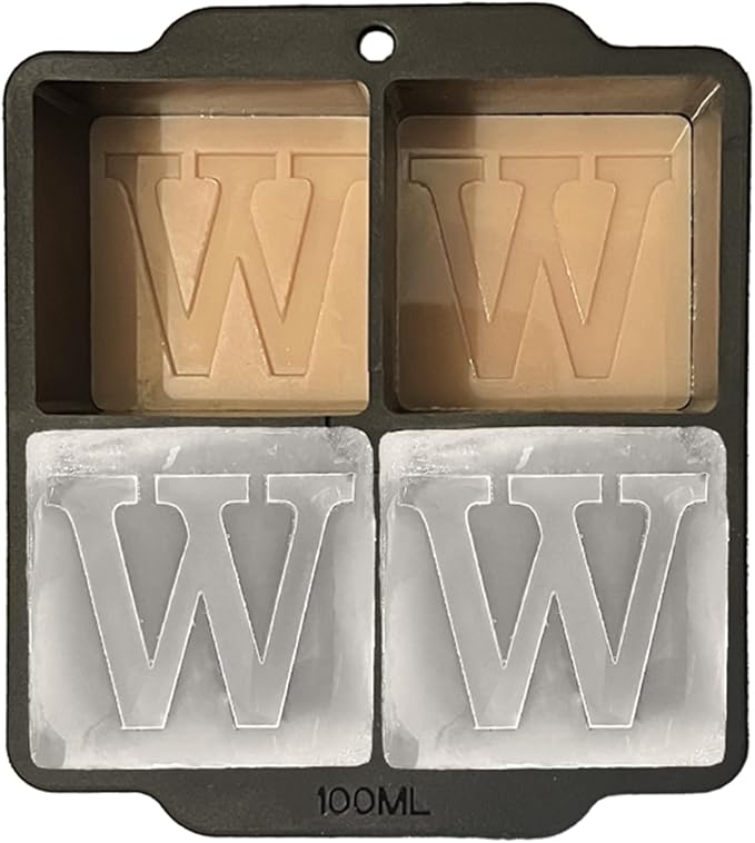 Monogrammed Ice Cubes Mold by ZX