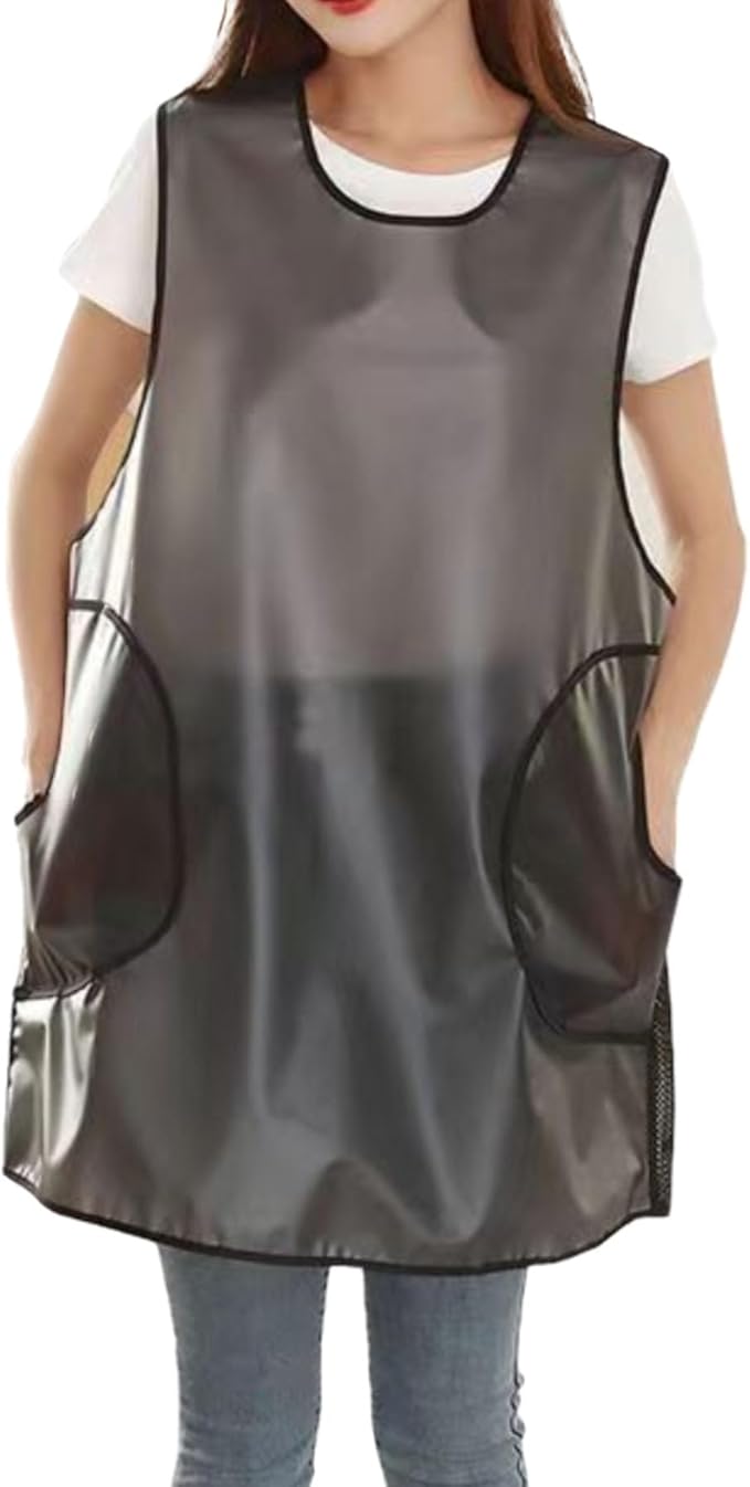 Women Home Waterproof Aprons, Cleaning Fish, Dog Grooming, Cute Dishwashing by Unknown