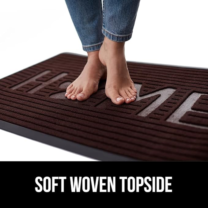 GORILLA GRIP 100% Waterproof All-Season WeatherMAX Doormat US Designed Natural - Image 7