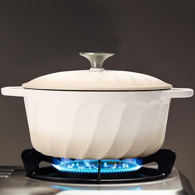 6 QT Enameled Cast Iron Dutch Oven