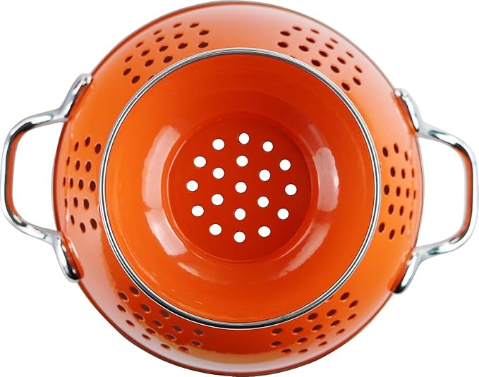 Calypso Basics by Reston Lloyd Powder Coated Enameled Colander, 3 Quart - Image 4