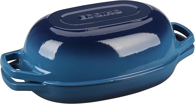 EDGING CASTING Enameled Cast Iron Oval Dutch Oven Pot