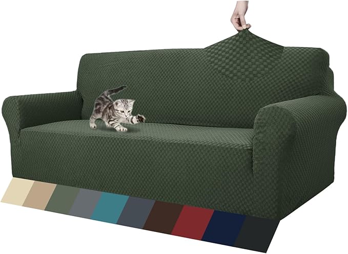 ZNSAYOTX 1 Piece Jacquard Couch Covers by ZNSAYOTX