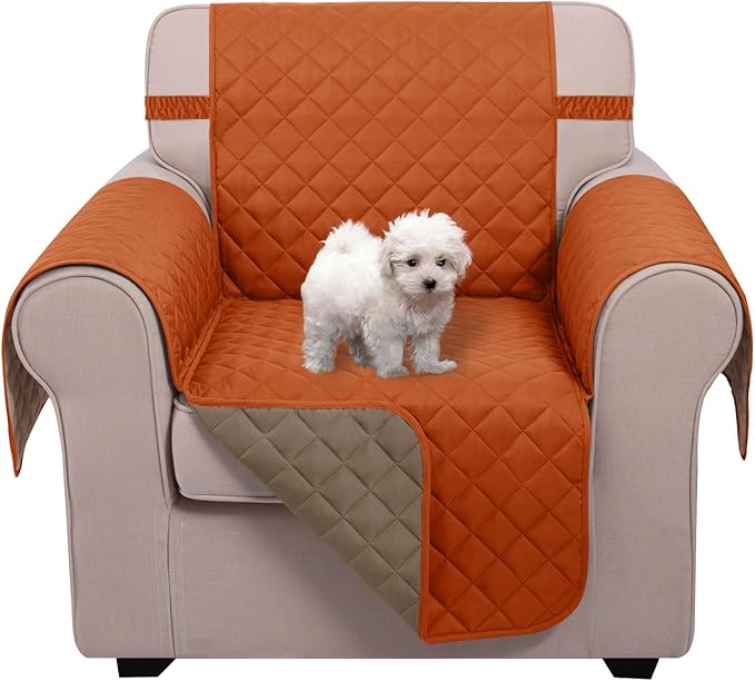 U-NICE HOME Reversible Oversized Chair Covers Quilted Water Repellent Pet by U-NICEHOME
